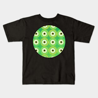 Green Evil Eye Kids T-Shirt